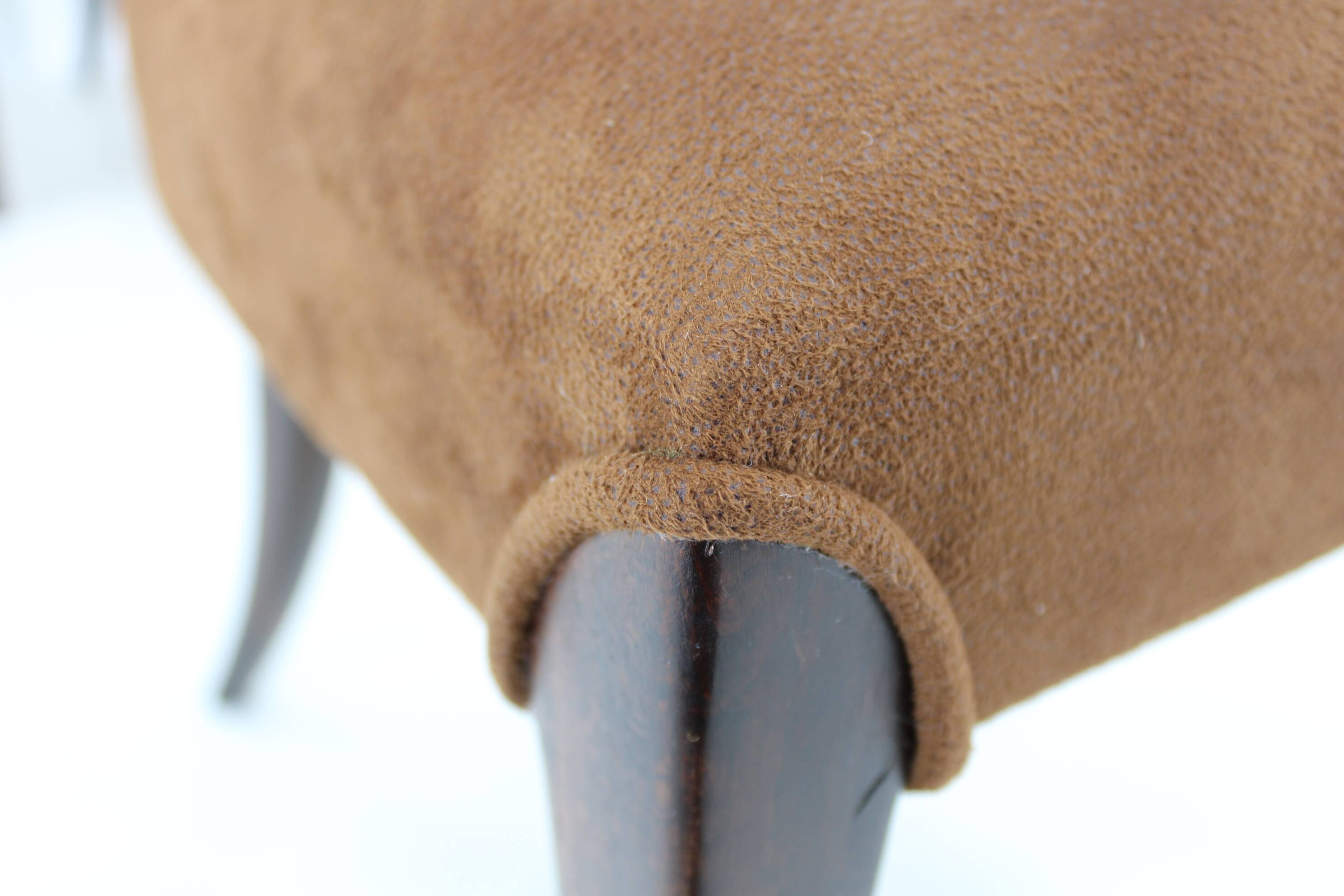 1950s  Jindrich Halabala Restored Dining Chairs H-214 for UP Závody, Set of 4