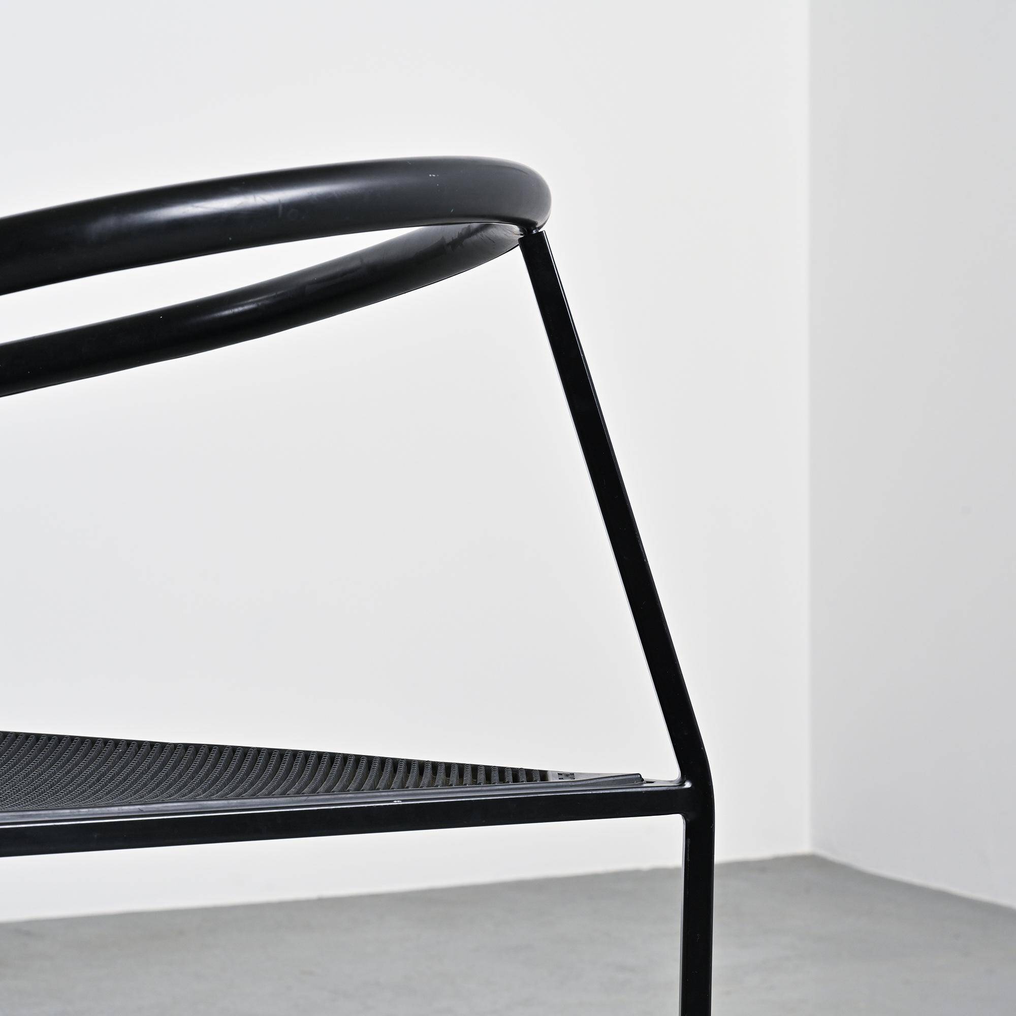 Millepunte chairs by Peregalli and Calatroni for Zeus Noto, around 1985.