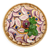 Plat à tarte en barbotine