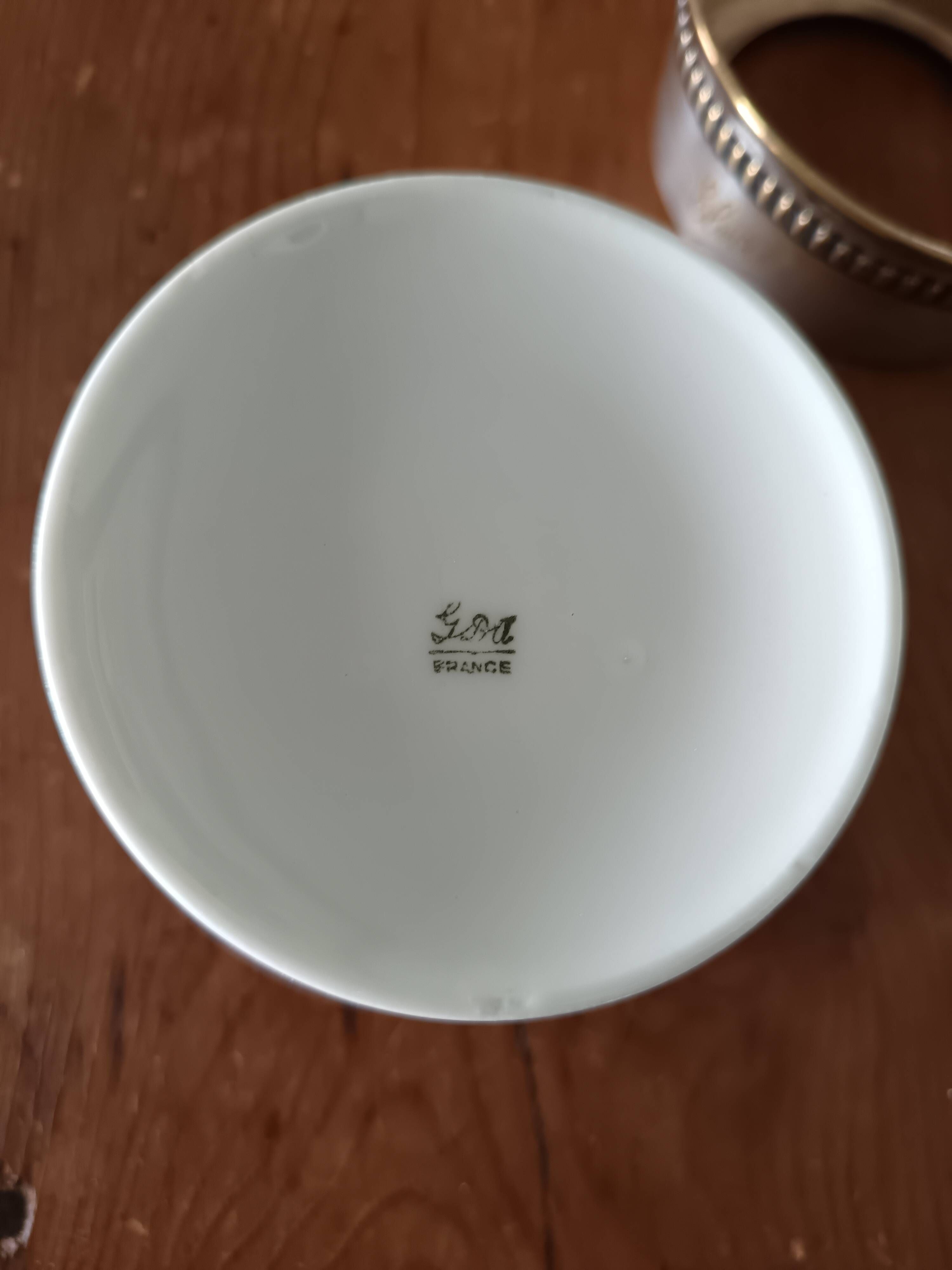 lunch service 4 pieces old Limoges and silverware