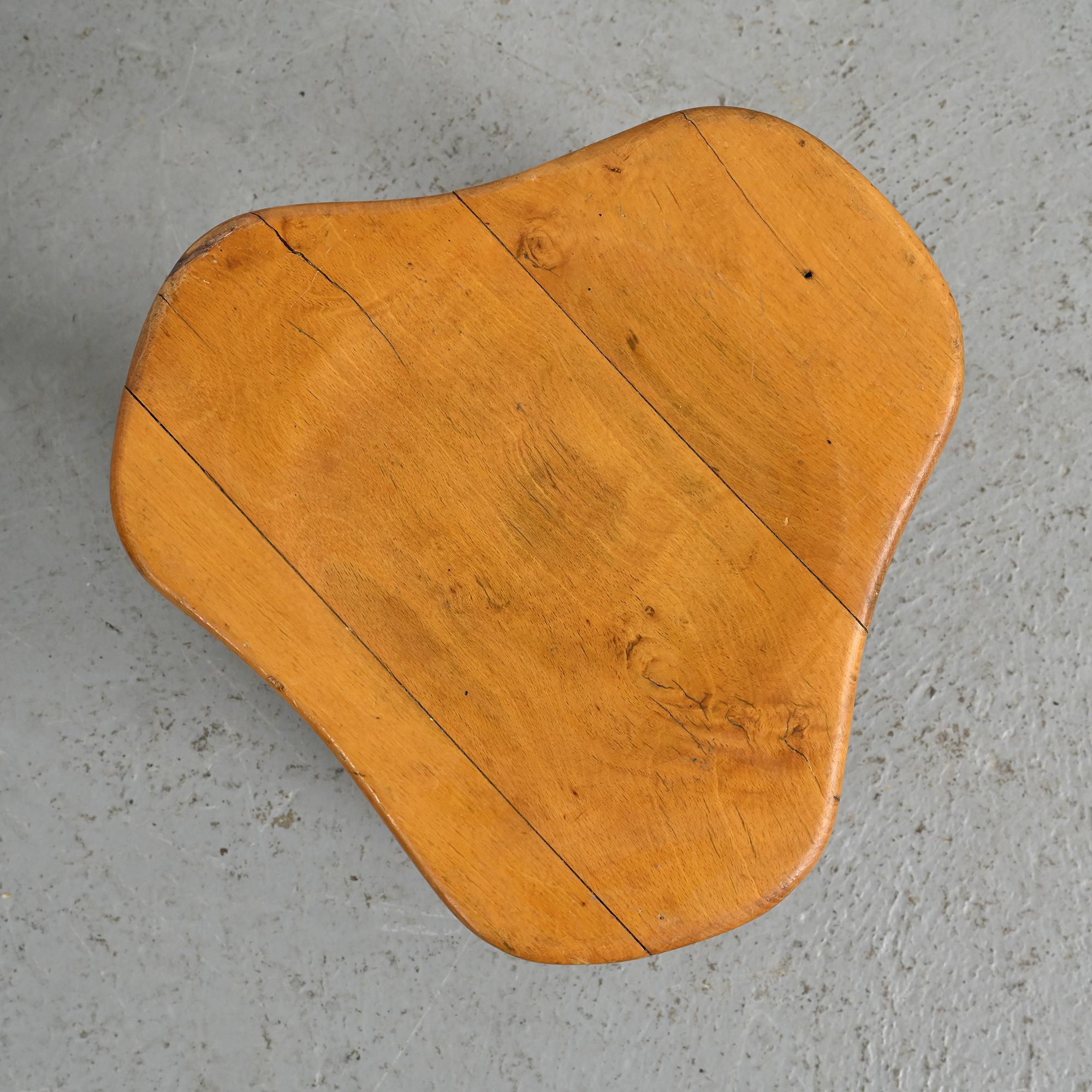 Free-form stool by Christian Durupt, around 1955.