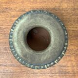 Brutalist mid-century studio pottery vase by Johannes Lessmann for Keramische Werkstatt Margaretenhöhe, Essen.