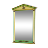 Empire style mirror with pediment
