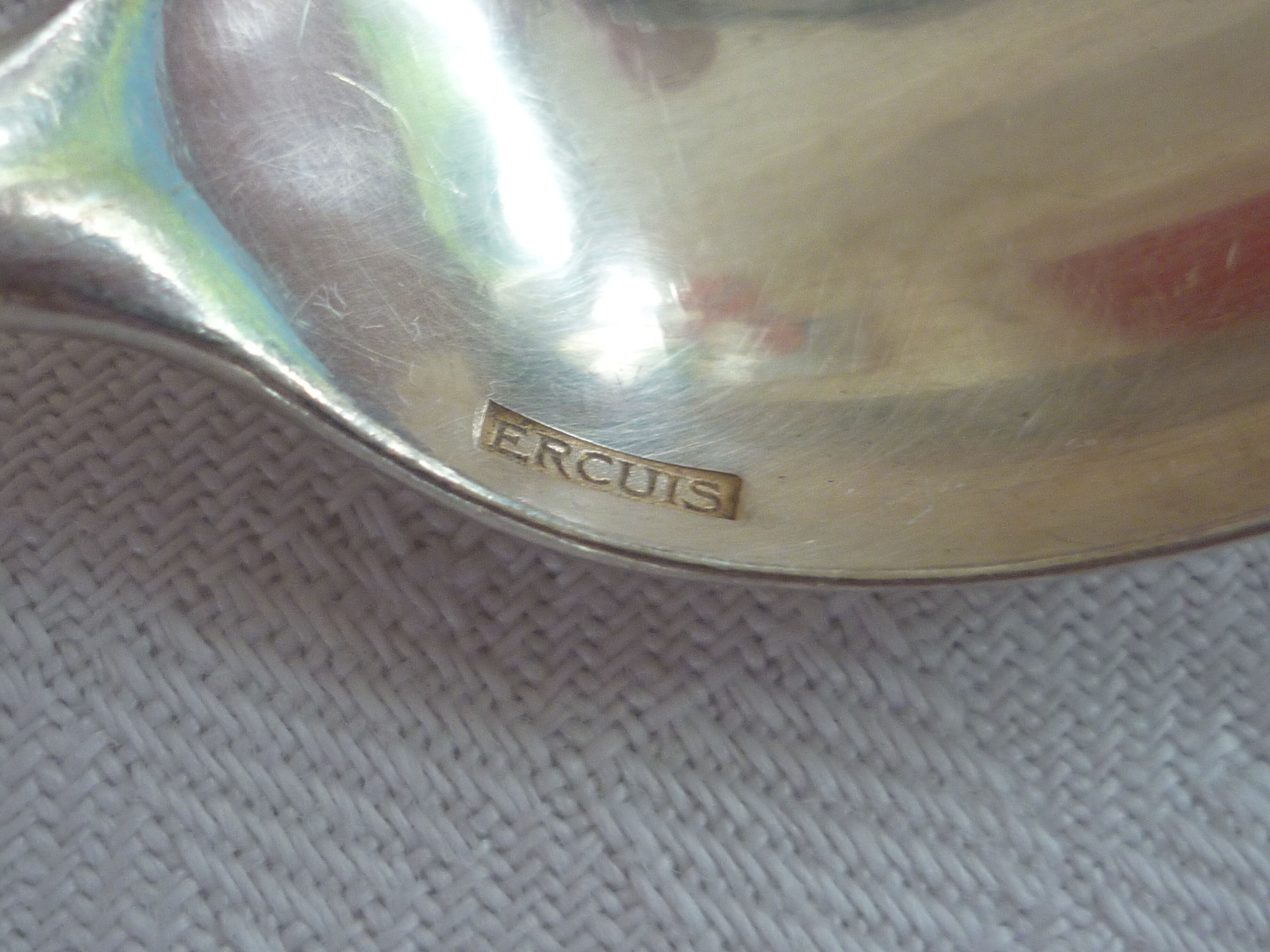 12 spoonfuls of silver metal coffee metal Ercuis