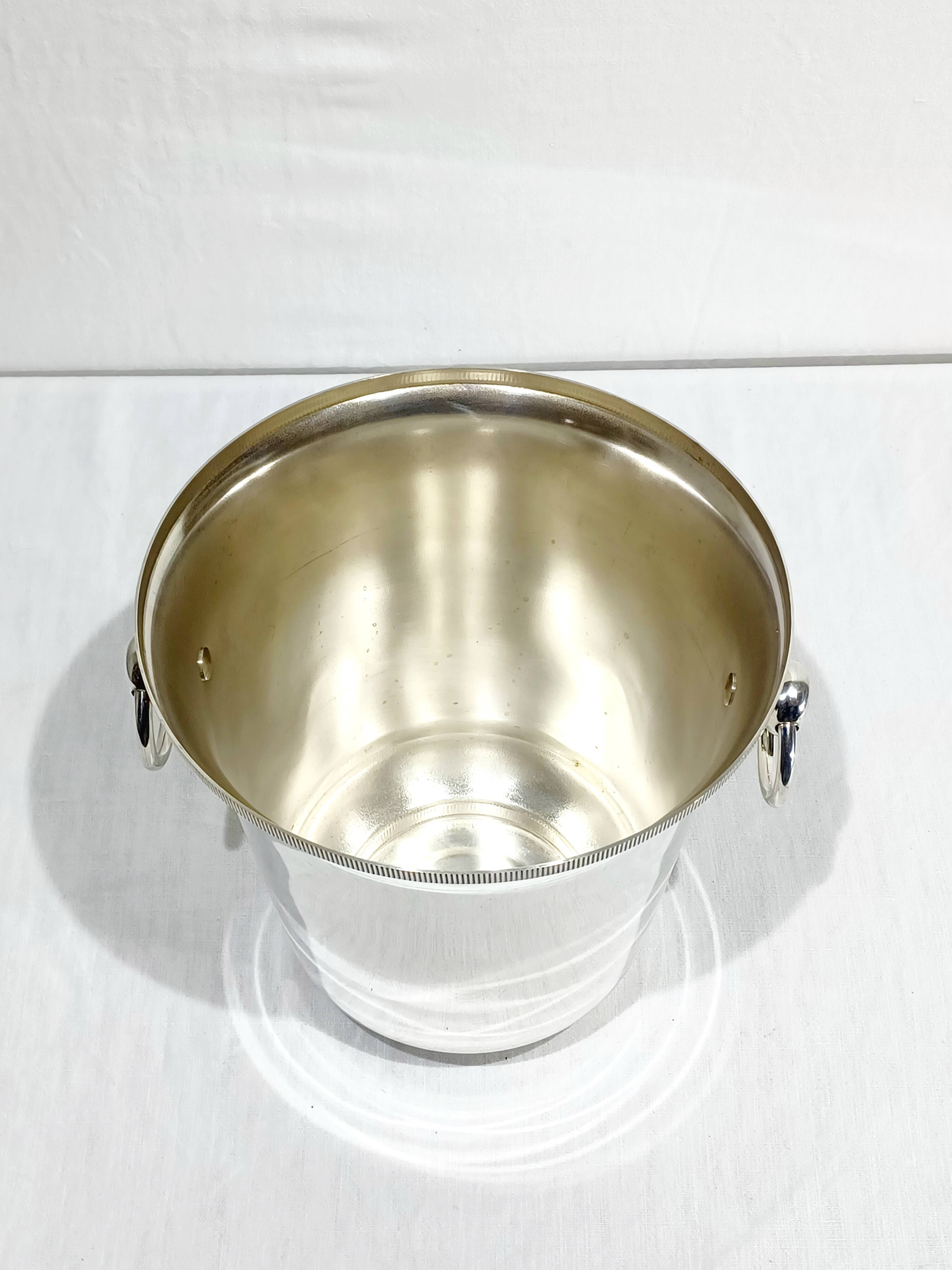 Silver-plated champagne bucket
