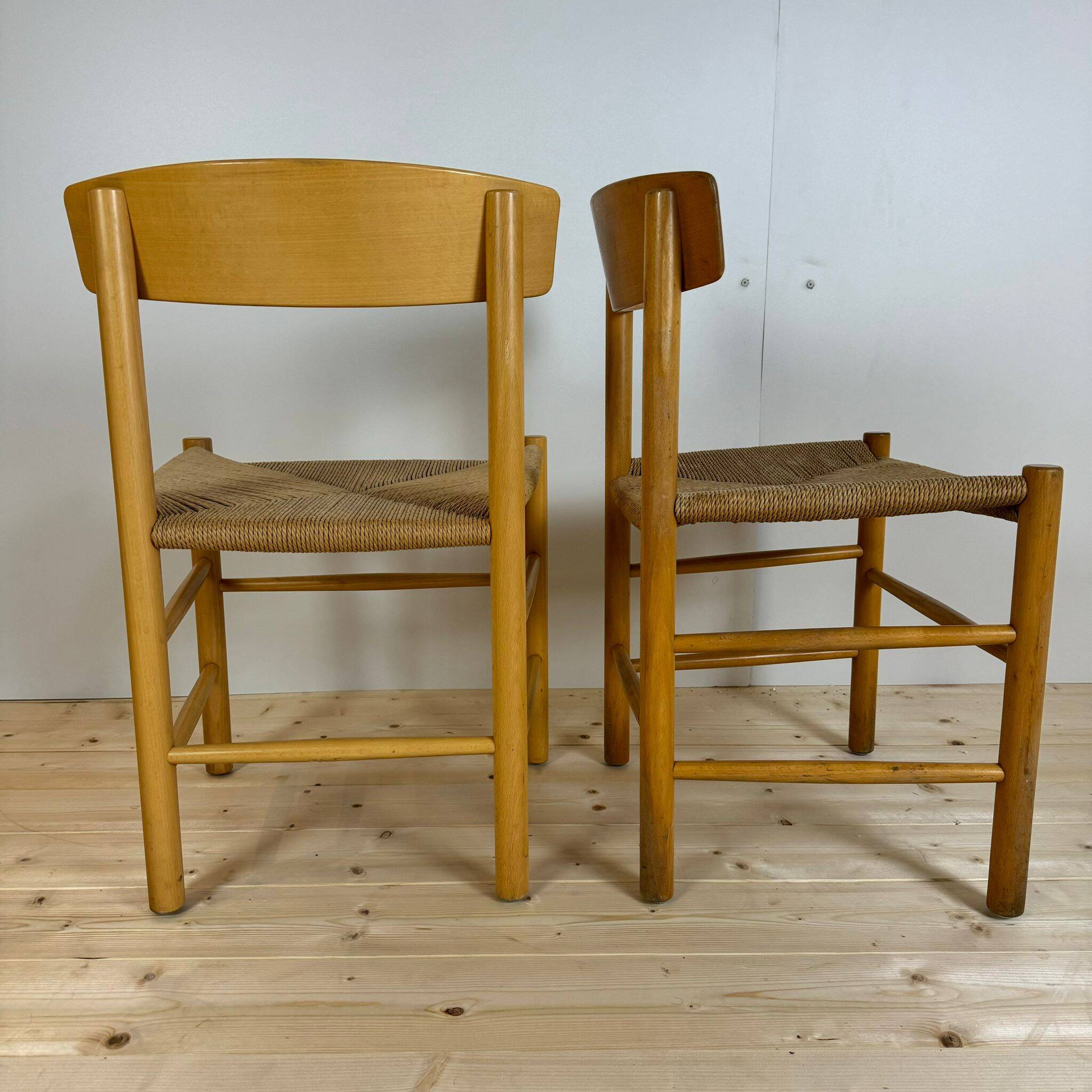 Set of ten 'J39' chairs, Børge Mogensen for FDB Møbler, 1960