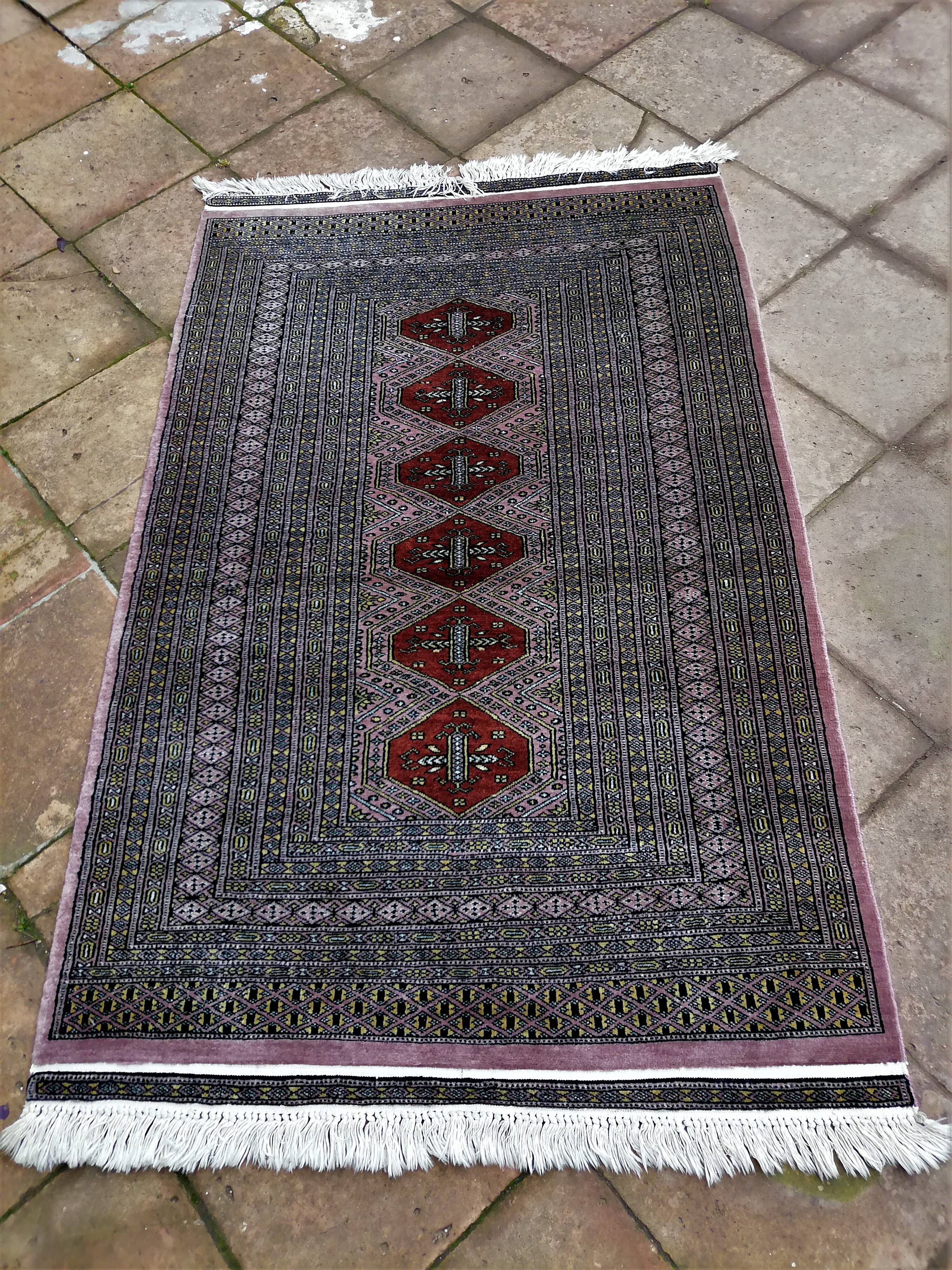 Ancien tapis oriental Pakistan 160 x 96 cm
