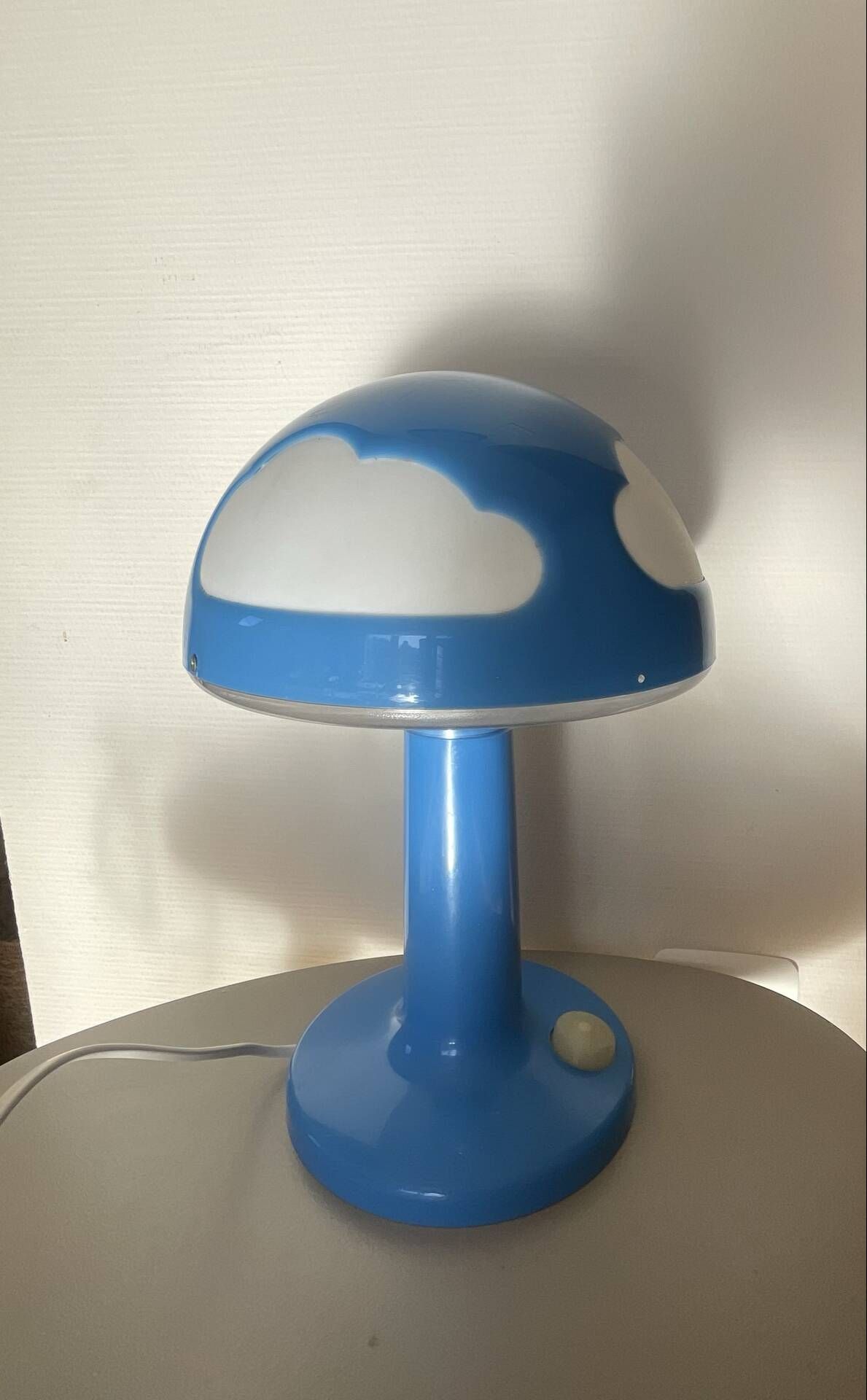IKEA vintage Skojig blue lamp