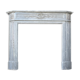 Louis XVI style fireplace in Turquin blue marble circa 1900