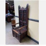 Antique - Chest Bench, - Neo-Gothic
