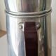 Vintage aluminium coffee pot Tournus Unis France – complete – 1950s