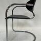 Vintage dining chair effezeta made in Italy design chrome