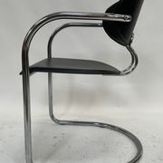 Vintage dining chair effezeta made in Italy design chrome
