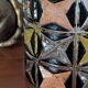 Geometric glass cylinder lamp from the 1970s.