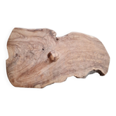 Antique brutalist wooden tray