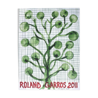 Official Roland Garros 2011 poster by Bartholomew Toguo