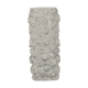 Clear decorative Vase sculpture with spikes, glass vase