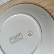 6 assiettes à dessert modèle Fontanges par Sarreguemines