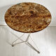 Vintage garden pedestal table