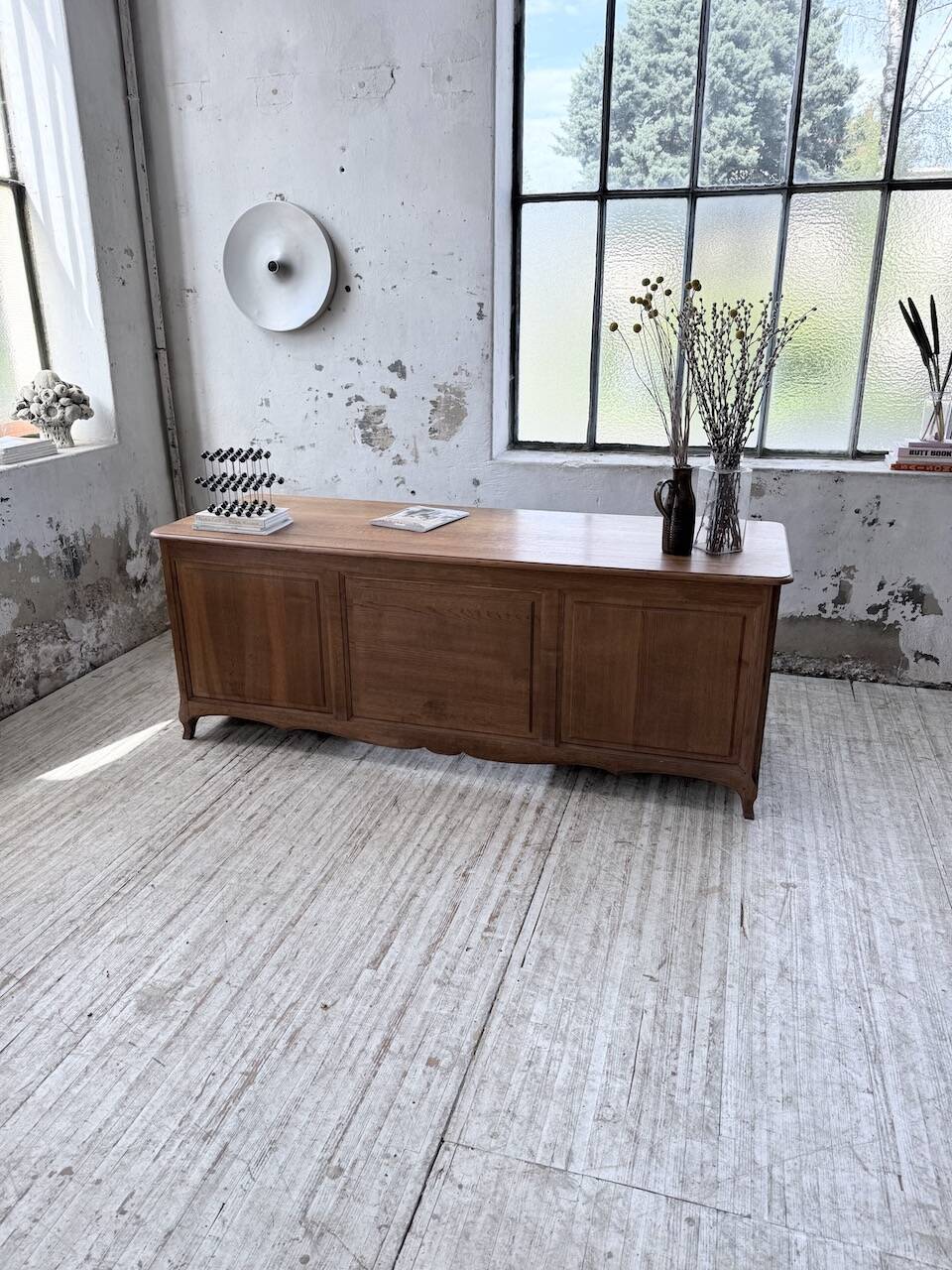 Oak desk or counter 1960