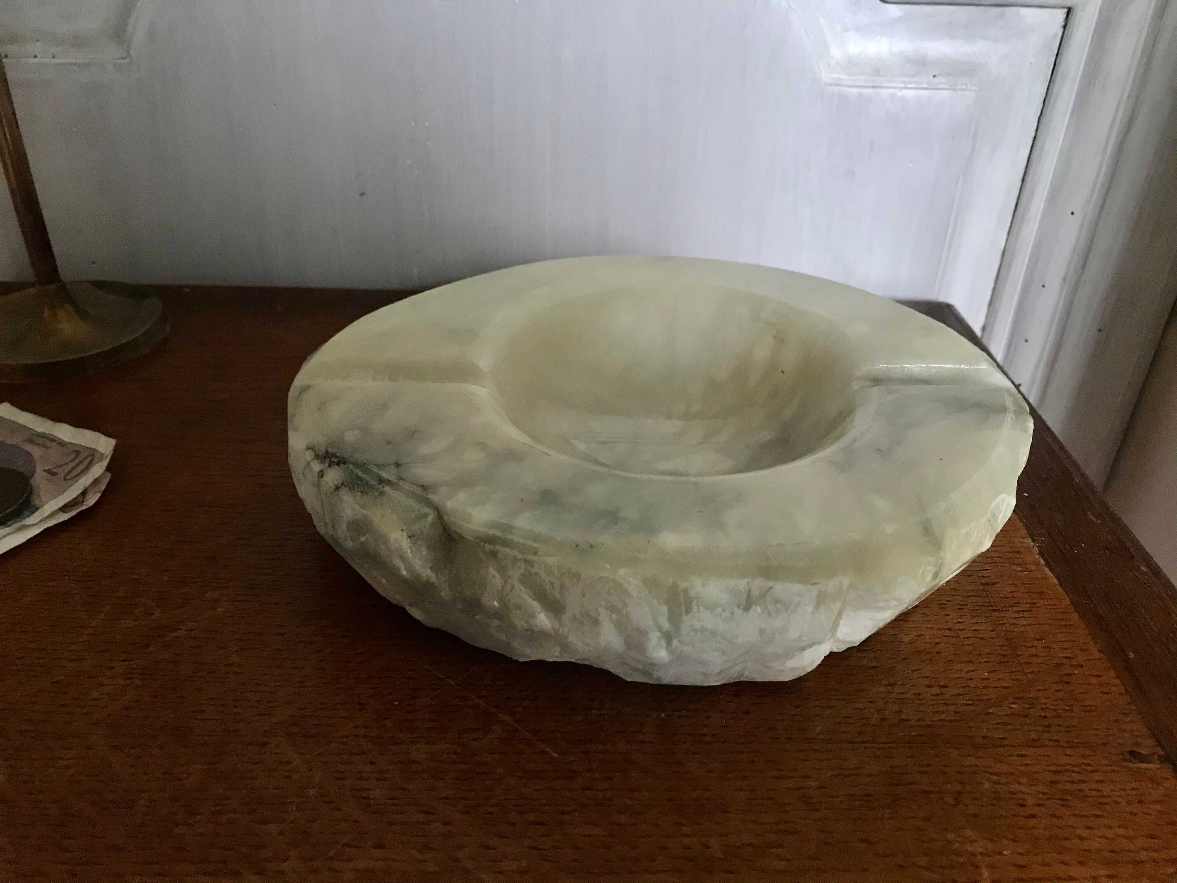 Onyx ashtray circa 1970