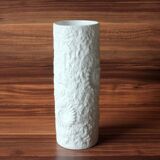 Vase en porcelaine en bisque blanche AK Kaiser, édition anniversaire, millésime des années 1990, marqué