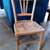 Set of 2 restored bistro chairs
