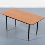 Table d'appoint-table basse italienne moderne du milieu du siècle des années 1950