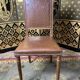 10 chaises louis XVI assise cuir
