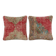 Set of 2 vintage Turkish cushion covers 48x48 cm