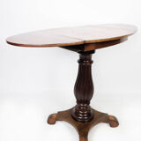 Side table with extensions in mahogany from around the 1890s
