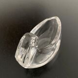 Salt shakers (salters) glass swan shape