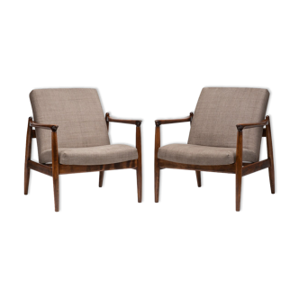 Pair of gfm-64 armchairs from 1960s