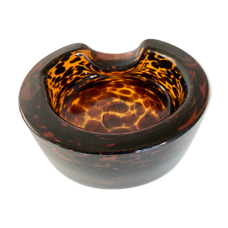 Empty glass pocket blown tortoiseshell 1970 XL