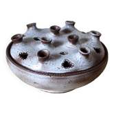 Pique flowers in glazed stoneware Jeanne and Norbert Pierlot - Ratilly
