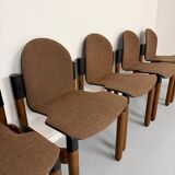 Set of 8 postmodern THONET FLEX chairs designed by Gerd Lange, vintage 80s.