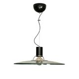 A glass pendant light, Italy 1970s