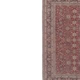 Hand Knotted Contemporary Large Turkish Oushak Rug with Mid-Century Design