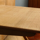 Ancienne desserte scandinave en bois blond
