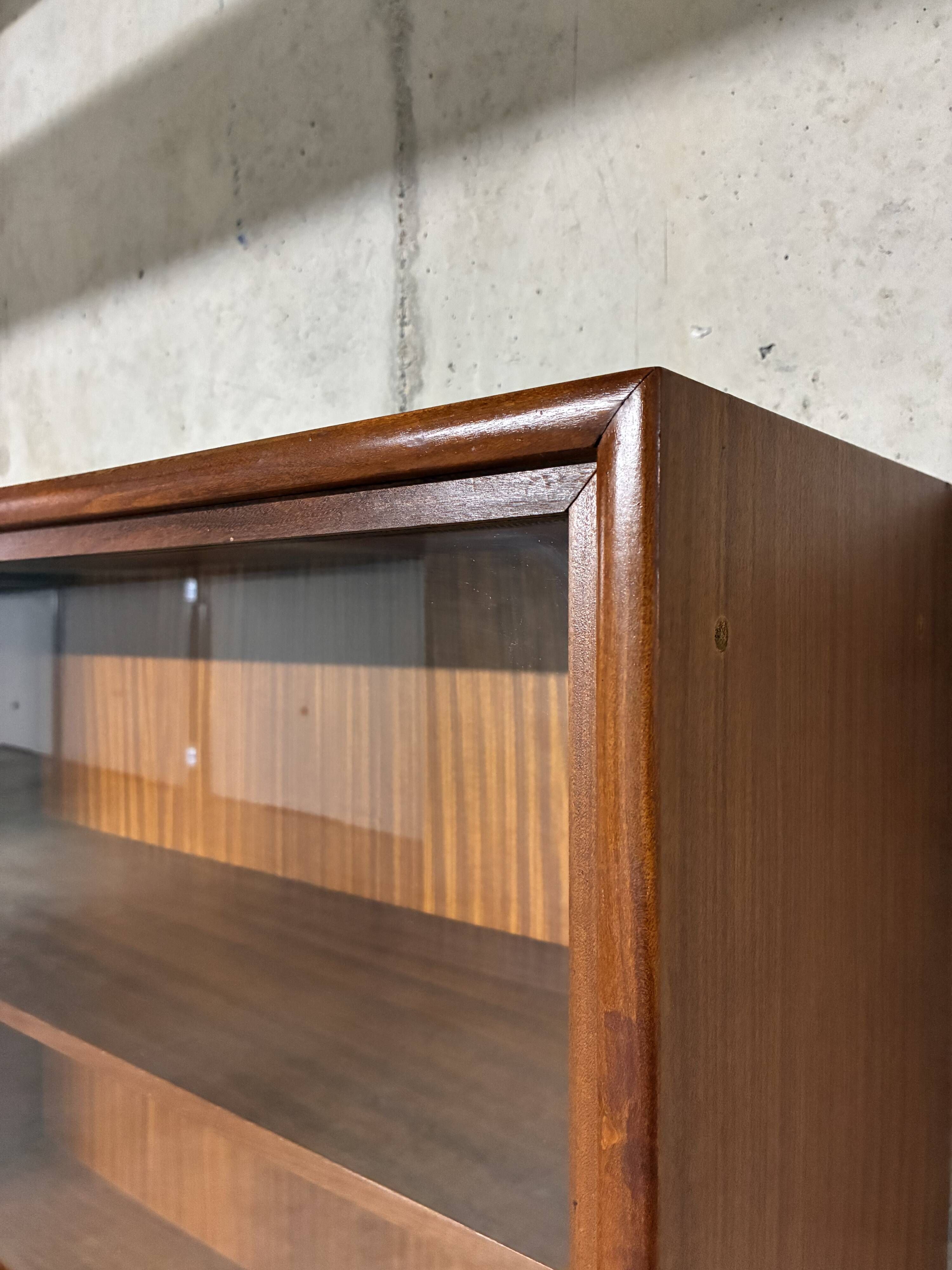 Teak display cabinet Formula Meubelen Kempkes vintage 1960s