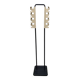 Beige and black coat rack Manade by Jean-Pierre Vitrac