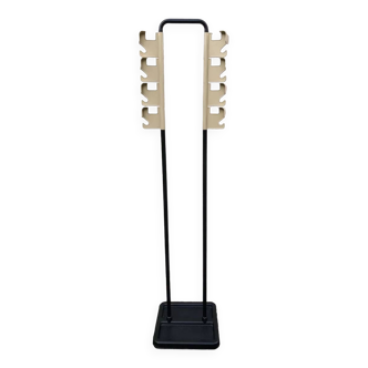 Manade beige and black coat rack by Jean-Pierre Vitrac