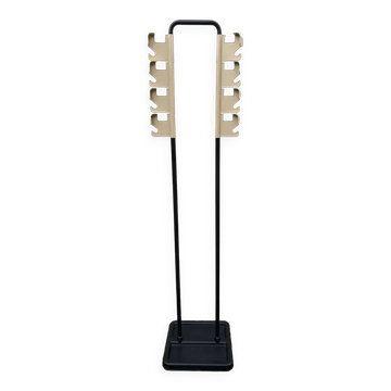 Beige and black coat rack Manade by Jean-Pierre Vitrac