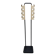 Beige and black coat rack Manade by Jean-Pierre Vitrac