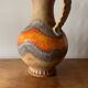 Grand vase de sol en céramique Fat Lava - West Germany - Dümler & Breiden 1006/50