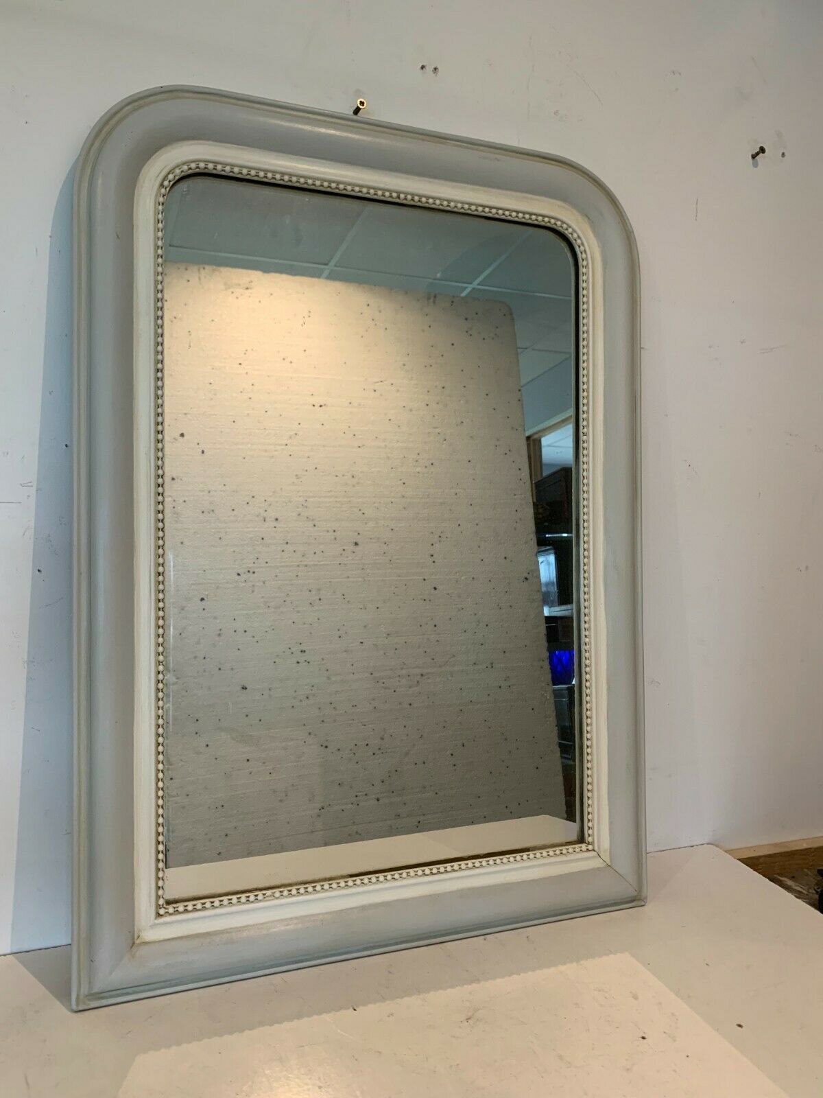 Mirror Louis Philippe patinated in gray XX century