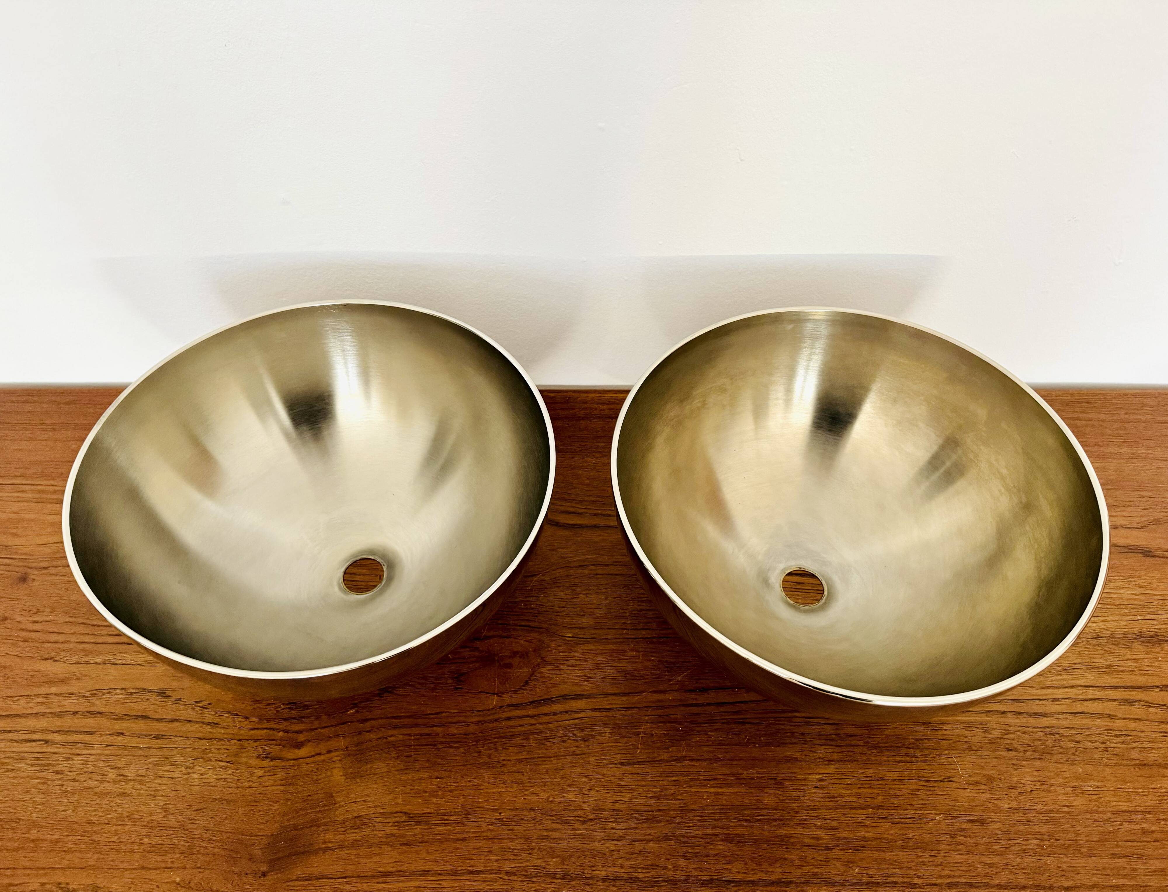 Adjustable Double Posa40 Nickel Plated Pendant Lamp by Florian Schulz