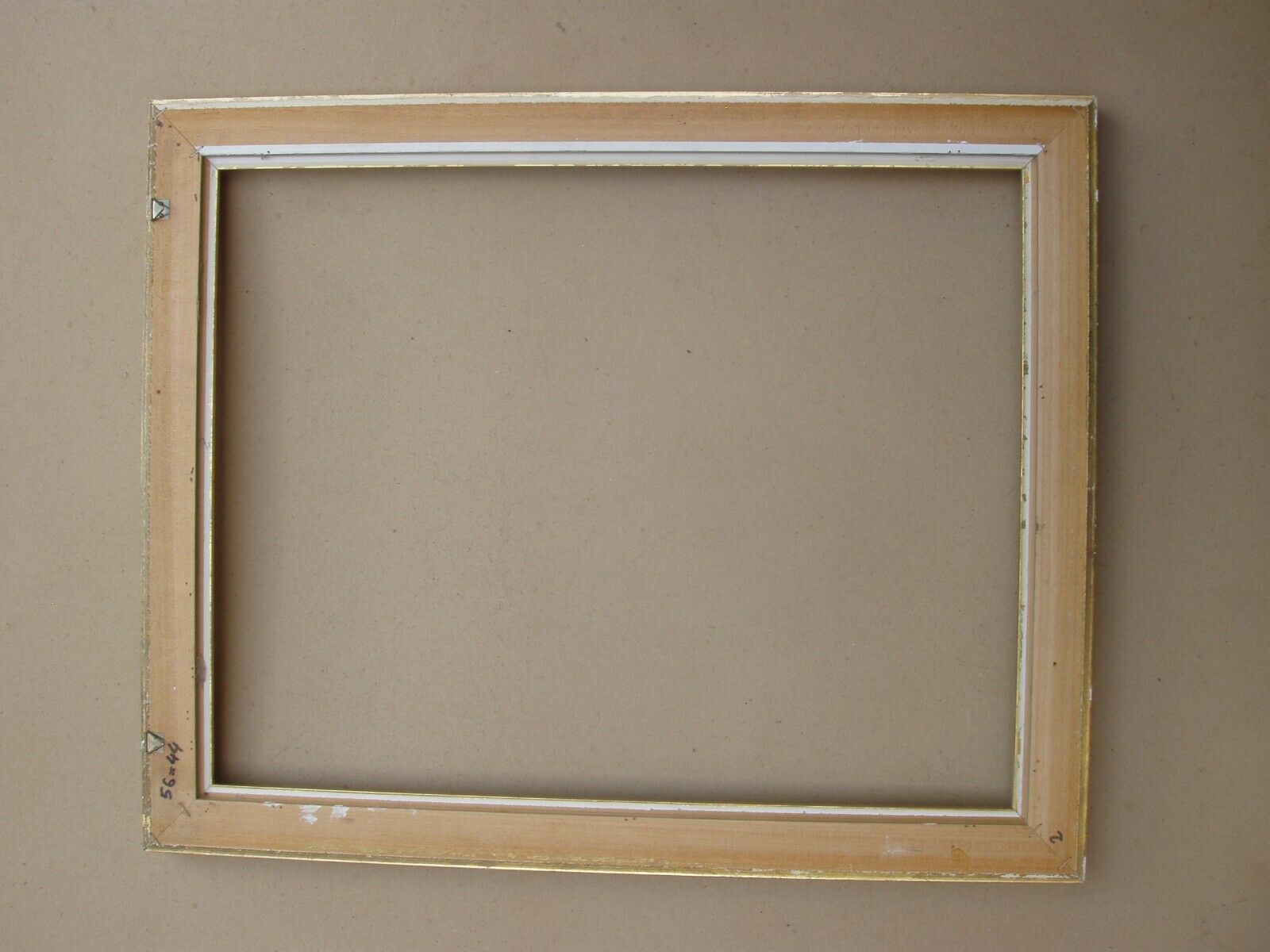 Empire green and gold frame foliage 56.7 x 44.6 cm