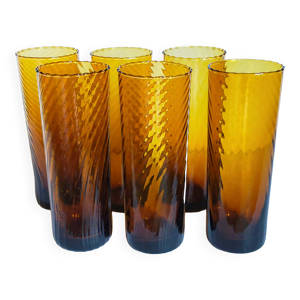 lot de six verres en