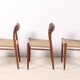 3x Niels Møller Chair Model 75 in Teak, 1960s Denmark